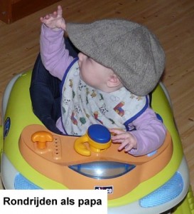 rondrijden als papa