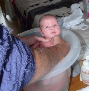 Eline in de tub